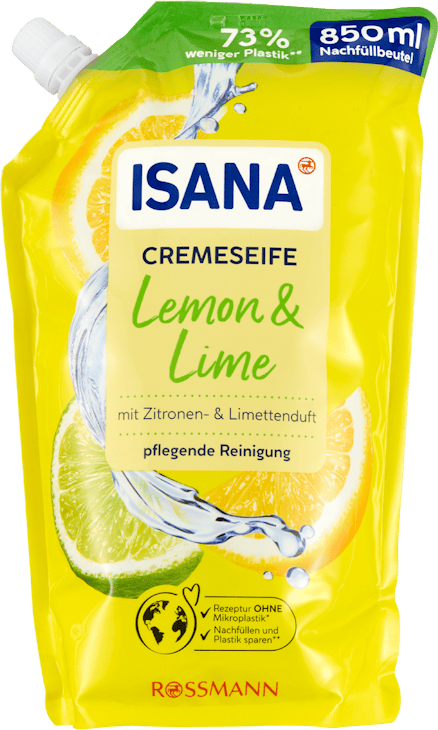 Isana Savon recharge Lemon & Lime 850
