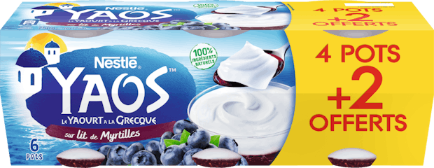 Yogurt Mirtillo Yaos Nestlé