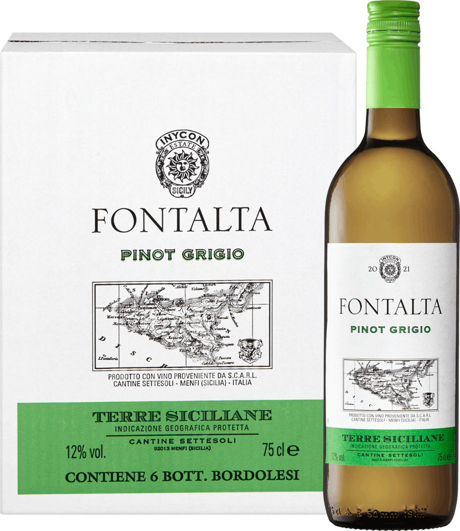 Fontalta Pinot Grigio Terre Siciliane 6 75 | Denner IGP - à Weinshop cl Flaschen