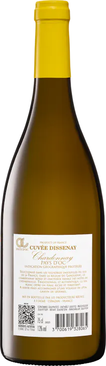 Cuvée Dissenay Chardonnay Pays d’Oc IGP