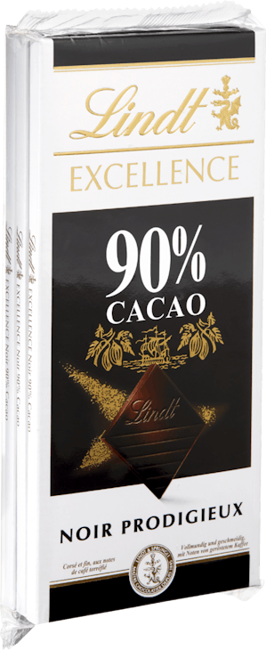 Tablette de chocolat Noir Prodigieux Excellence Lindt