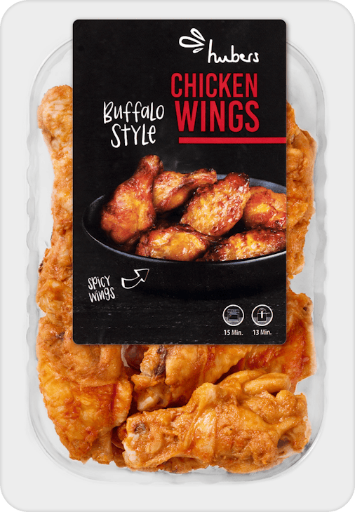 Hubers Chicken Wings Buffalo Style