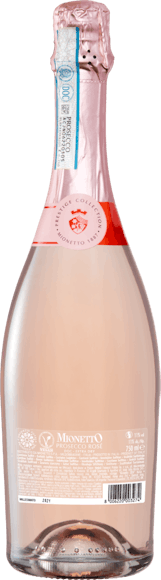 Mionetto Prosecco Rosé DOC Millesimato extra dry  (Retro)