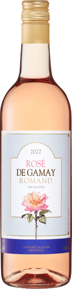 Rosé de Gamay Romand Vin de Pays De face