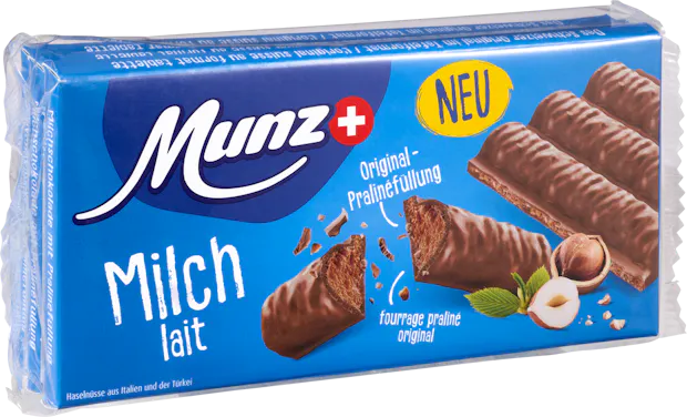 Tablette de chocolat Lait Munz