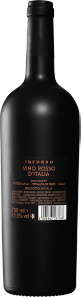 Infundo Cuvée 15 Vino Rosso d’Italia  Arrière