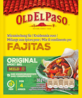 Old El Paso Würzmischung für Fajitas