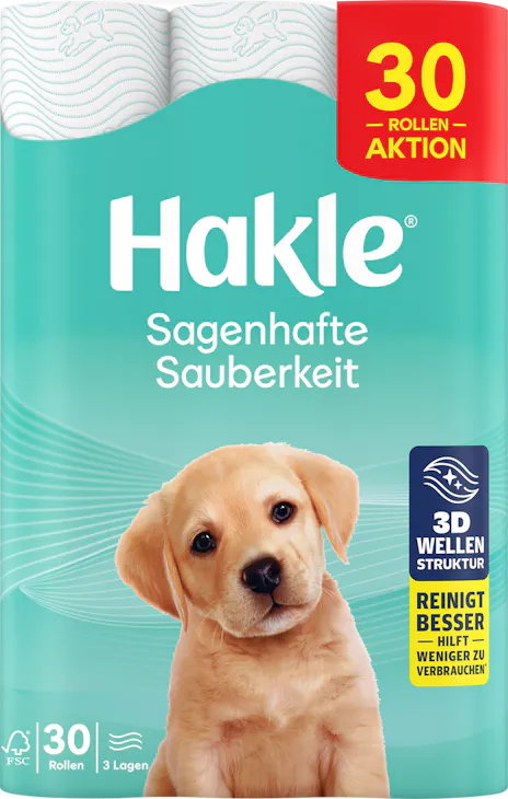 Carta igienica Incredibile Blu Hakle