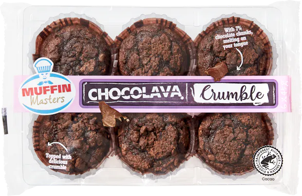 Muffin Masters Chocolava Crumble 