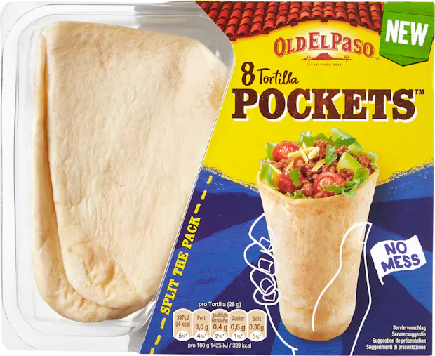 Old El Paso Tortilla Pockets 