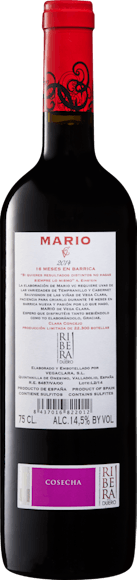 Mario D.O. Ribera del Duero (Rückseite)