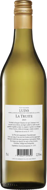 La Truite Luins AOC La Côte