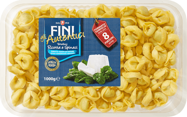 Tortelloni Ricotta et Épinards Fini