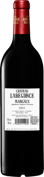 Château Labégorce Margaux AOC (Face arrière)
