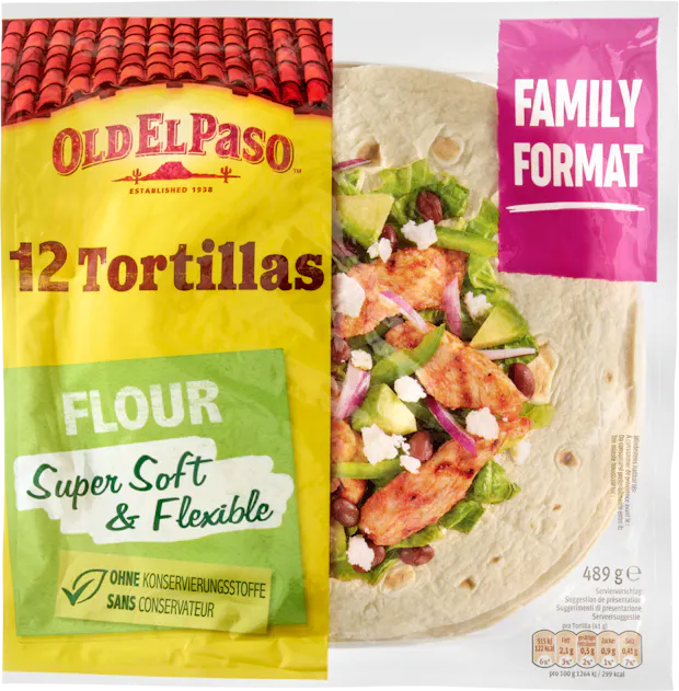 Tortillas au blé Old El Paso