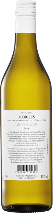 Le Voilier Morges AOC La Côte