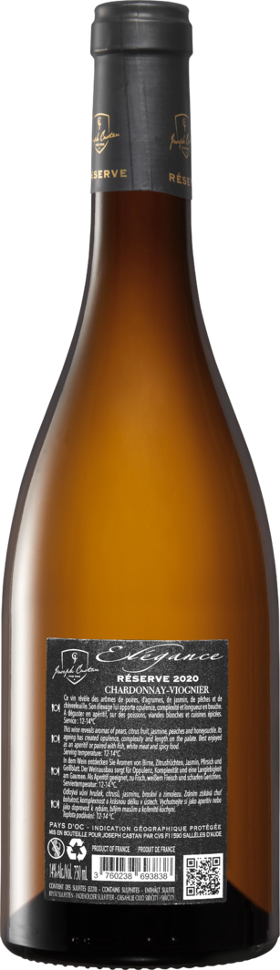 Élégance Chardonnay Viognier Réserve Pays d'Oc IGP - 6 Flaschen à 75 cl |  Denner Weinshop