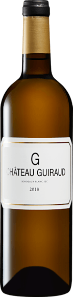 G de Château Guiraud Bordeaux blanc sec Bio Vorderseite