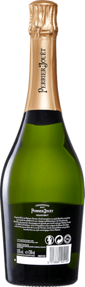 Perrier-Jouët Grand brut Champagne AOC (Face arrière)