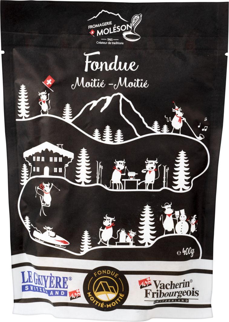 Fromagerie Moléson Fondue Moitié-Moitié