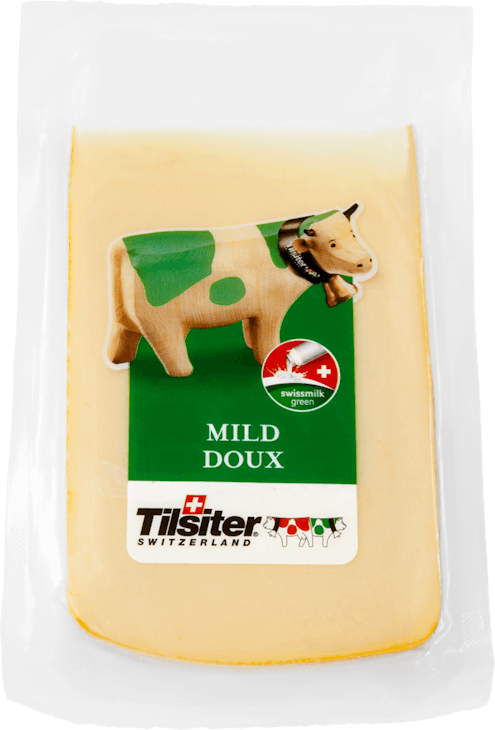 Formaggio a pasta semidura Tilsiter verde