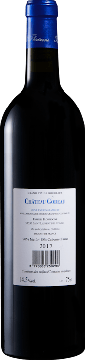  Château Godeau Grand Cru Classé Saint-Emilion AOC
