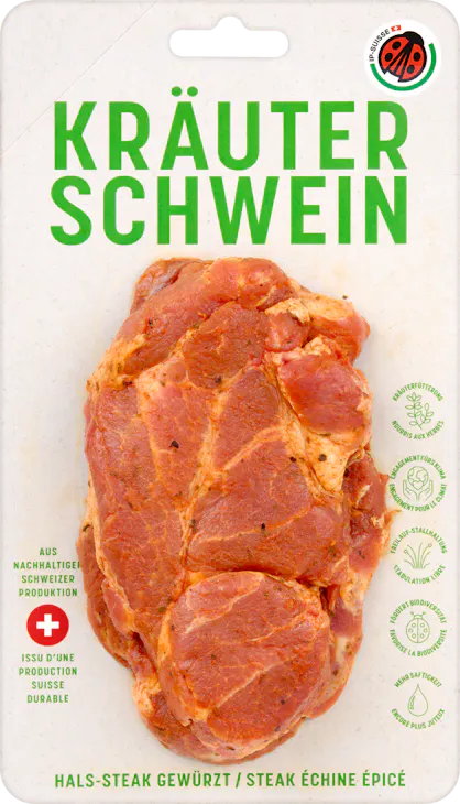 Bistecche di collo di maiale alle erbe IP-SUISSE