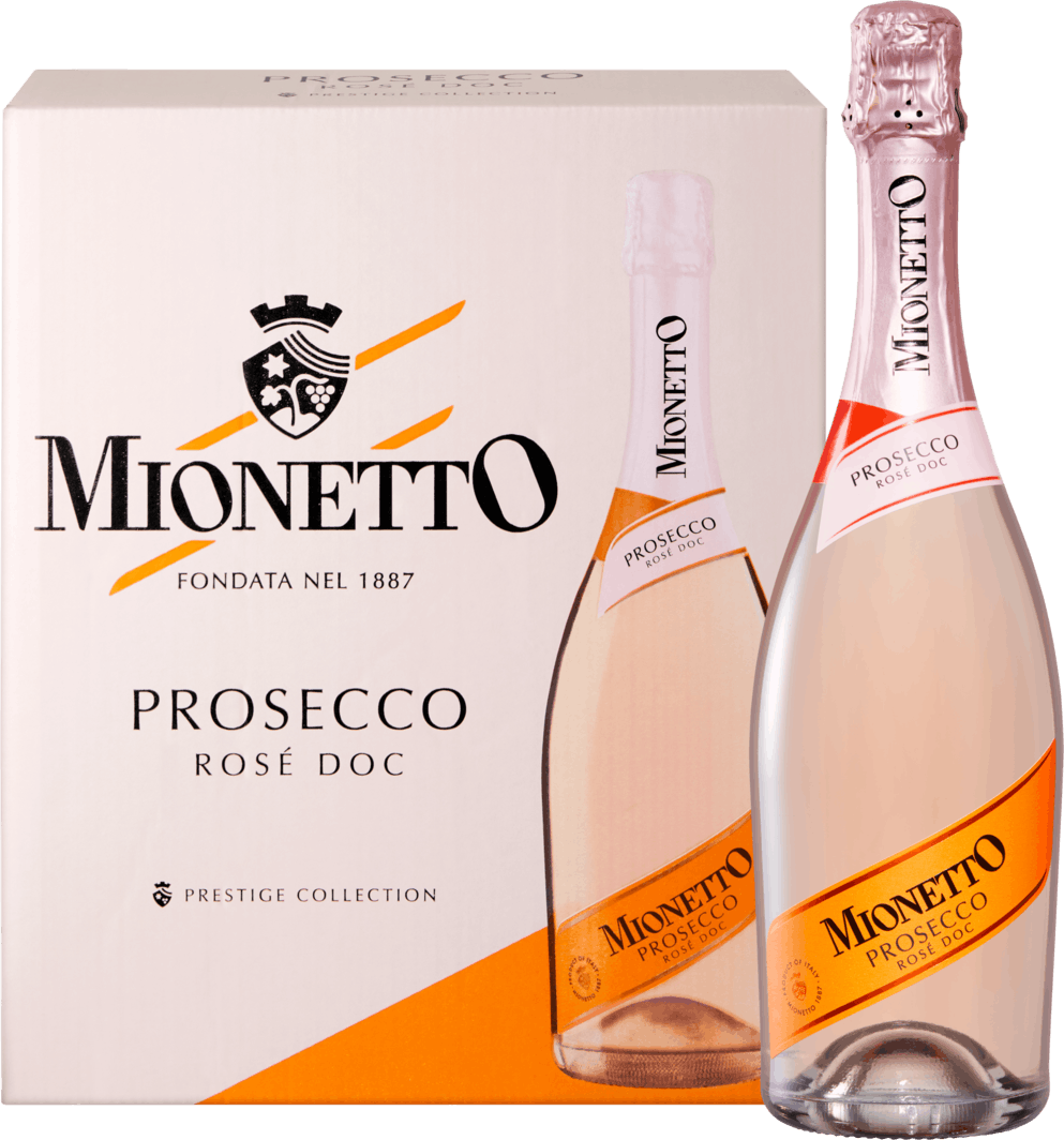 Mionetto Prosecco Rosé DOC Millesimato Denner dry extra 75 6 | cl à Weinshop - Flaschen