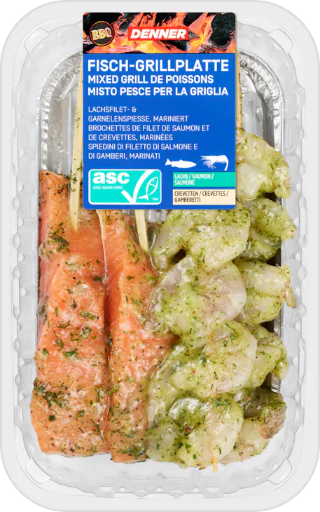 Misto pesce per la griglia BBQ Denner 