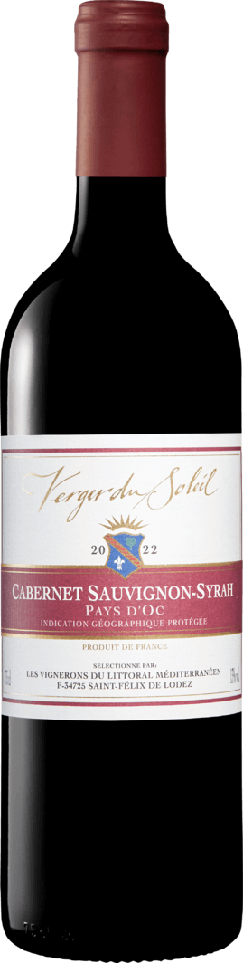 | Pays Soleil Denner - Verger IGP cl Sauvignon/Syrah Cabernet 6 du Flaschen Weinshop d\'Oc 75 à