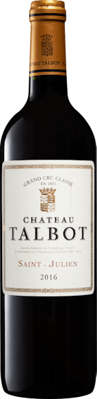 Château Talbot 4e Grand Cru Classé Saint-Julien AOC De face