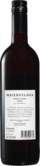 Maienfelder Pinot Noir AOC Graubünden  (Face arrière)