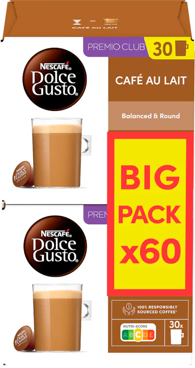 Capsules de café Café au Lait Nescafé® Dolce Gusto®