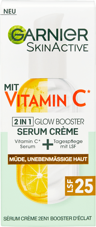 Sérum Glow Booster Vitamin C 2 en 1 Skin Active Garnier