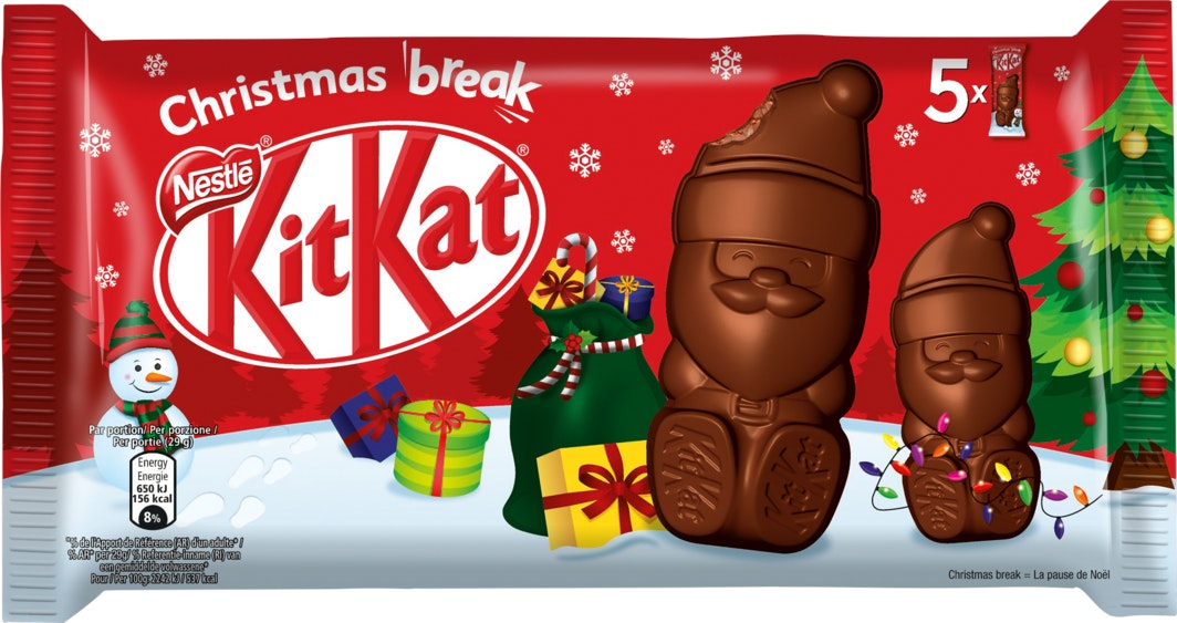 Lindt SANTA XL chocolat au lait 1kg - Cadeau de Noël - Chocolat
