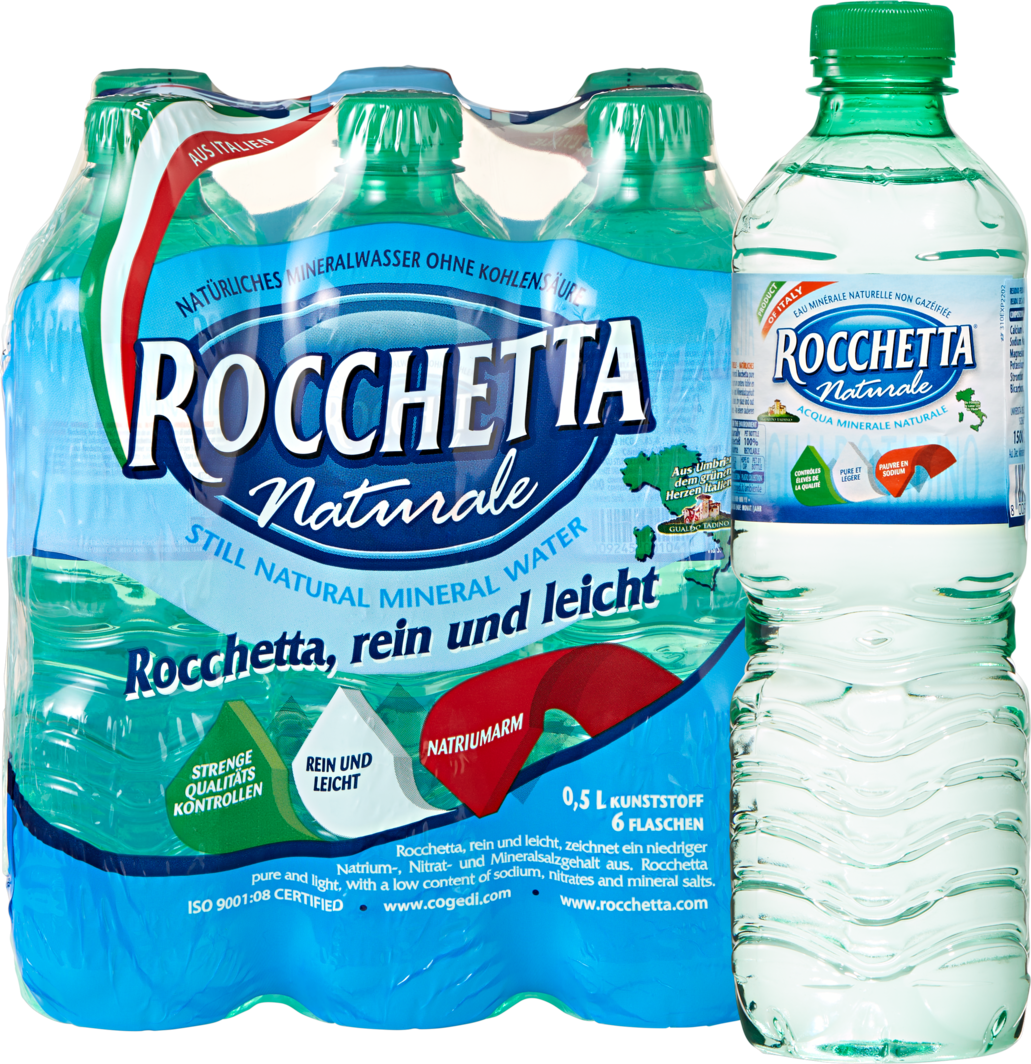 Rocchetta Mineralwasser Naturale