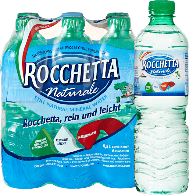 Rocchetta Mineralwasser Naturale