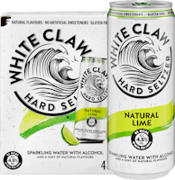 White Claw Hard Seltzer Natural Lime