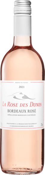 La Rose des Dunes Rosé Bordeaux AOC  Vorderseite