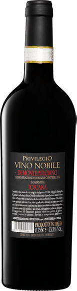 Privilegio Vino Nobile di Montepulciano DOCG Arrière