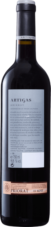Artigas Bodegas Mas Alta DOCa Priorat