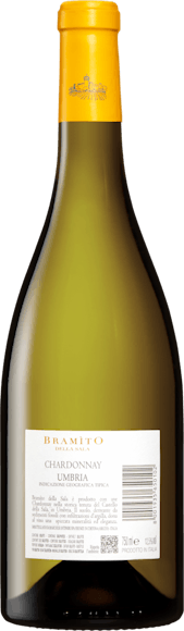 Bramito della Sala Chardonnay Umbria IGT (Face arrière)