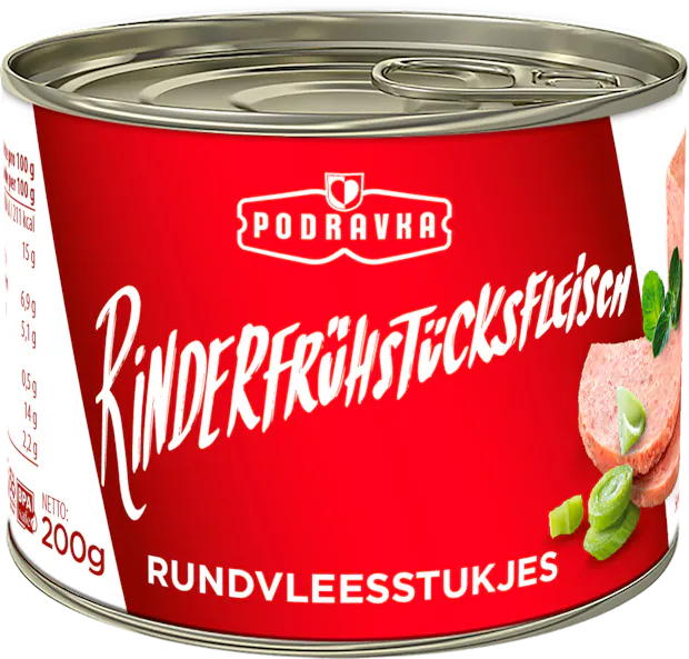 Viande de bœuf pour le petit-déjeuner Podravka