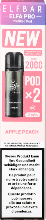 Elfbar Elfa Pro Pods Apple Peach