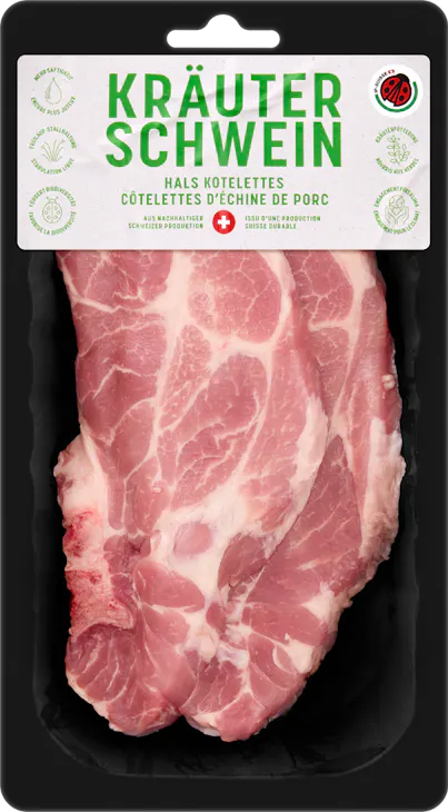 IP-SUISSE Kräuterschwein Schweins Halskoteletts