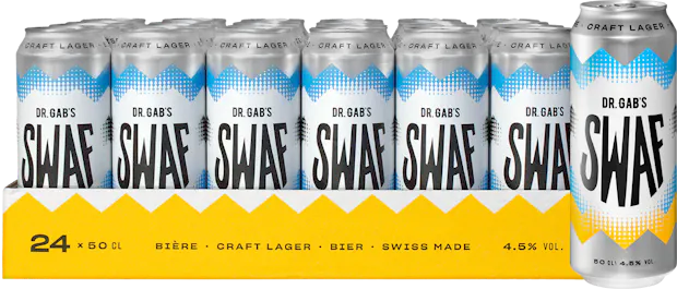 Birra lager chiara Swaf Dr. Gab's