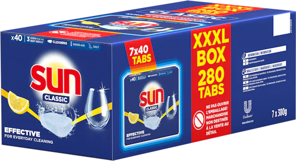 Tablettes lave-vaisselle Classic Lemon Sun
