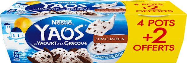 Yogurt Stracciatella Yaos Nestlé