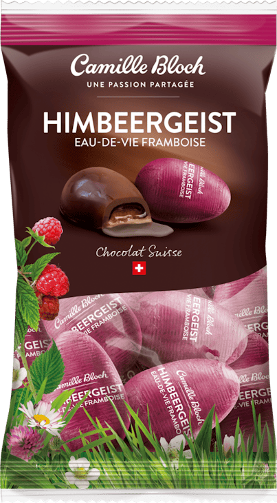 Petits œufs en chocolat Himbeergeist Camille Bloch