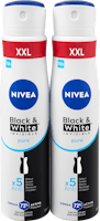 Deodorante spray Black & White Invisible pure Nivea